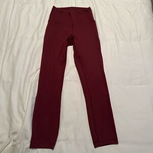 Lululemon Wunder Train High Rise Tight 25”